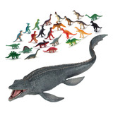 Para 13 Piezas De Juguetes Modelo Mosasaurus For Niños Con B