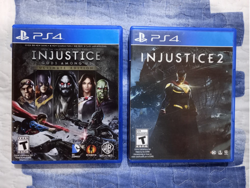 Juegos Físicos Injustice 1, Injustice 2 Originales Ps4 