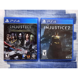 Juegos Físicos Injustice 1, Injustice 2 Originales Ps4 