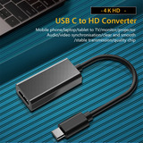 Cable Conversor Usb Tipo C Dp A Hdmi Compatible Con 4k Usb3.