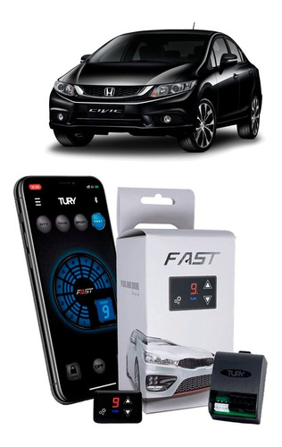 Módulo Pedal Acelerador Fast Honda Civic De 2012 Até 2016