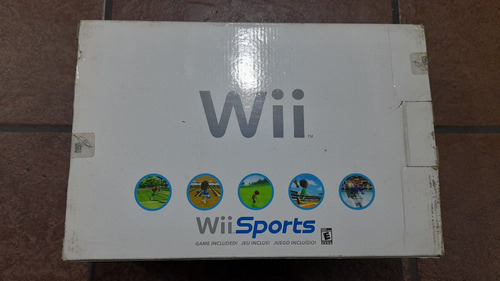 Nintendo Wii Blanco En Caja Completo, Funcionando