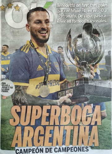 Diario Ole Boca Campeon Supercopa 2023 Edición 02/03/2023