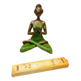 Figura Yoga De Indonesia Estatuilla Reiki Metidacion 25 Cm