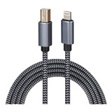 Cable Lightning A Midi Cable Usb Otg Tipo B Para Select...