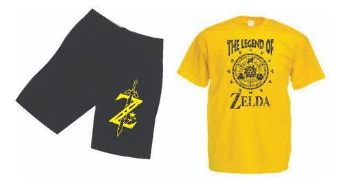 Conjuntos Camiseta Y Pantaloneta The Legend Of Zelda Logo