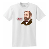 Camiseta Louis Pasteur Unisex, Estampado Sublimado Original