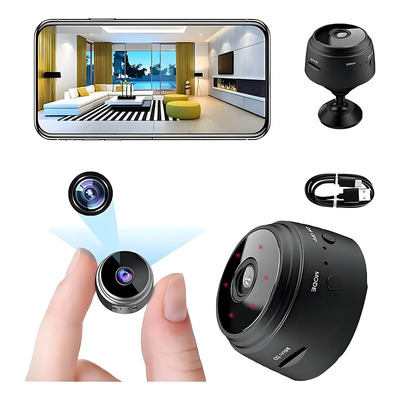 Mini Cámara Espía WiFi 1080P HD, Cámara de Vigilancia Oculta con Gran Angular 150°, Visión Nocturna, Detección de Movimiento, Audio Bidireccional, Control Remoto APP para Casa\u002FOficina\u002FAuto | MercadoLibre