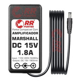 Fonte 15v Para Caixa De Som Amplificada Marshall Stockwell