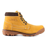 Bota Jeep Casual Para Caballero Modelo 1950 Nubuck Miel