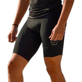 Calza Hombre Cross Roads Biker Ciclismo Con Badana 