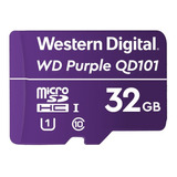 Tarjeta Memoria Micro Sd Purple 32gb Western Digital / Ikseg
