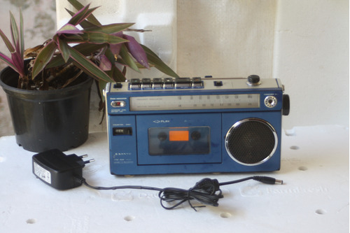 Radio Gravador Sanyo Mod. M 1700f Funciona Radio+ Fita