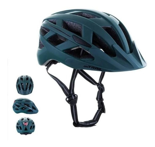 Casco Mtb Montaña On Trail Panzer Con Luz Recargable Usb