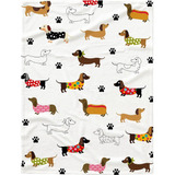 ~? Dachshund Dog Blanket Personalized Dogs Blanket Puppy Bla