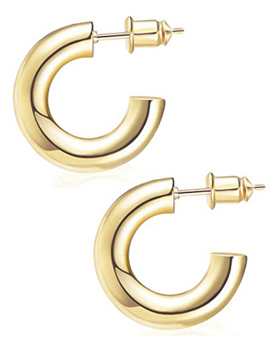 Pendientes Versátiles De Oro For Mujer.