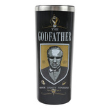 Termo Metálico Godfather - Vito Corleone 590m Color Negro