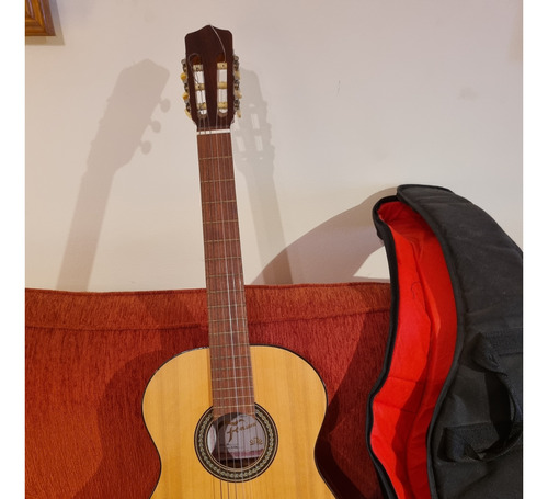 Guitarra Clásica Fonseca Mod 31 Impecable Con Funda Y Atril