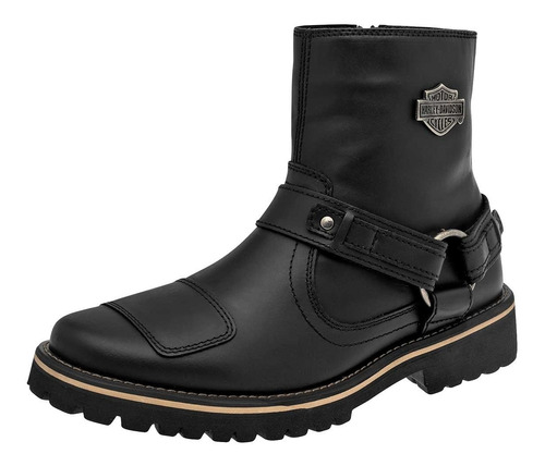 Bota Harley Davidson Gibraltar Biker Rock Motociclista  Piel