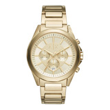 Relógio Armani Exchange Masculino Dourado Ax2602b1 C1kx