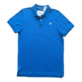 Camiseta Tipo Polo Aeropostale Hombre Talla L F033 Azul