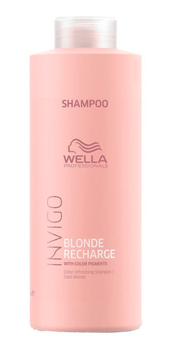 Wella Invigo Blonde Recharge Shampoo 1000ml