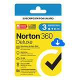 Antivirus Norton 360 Deluxe 25gb 3 Dispositivos 1 Año