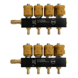 Riel De Inyectores De Gas Lp O Gnv 3ohm 4 Cil. X 2 Unidades