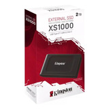 Disco Sólido Externo Kingston Sxs1000 2tb Preto