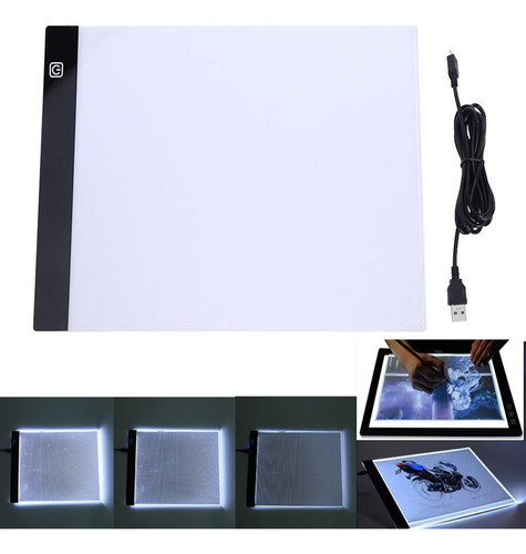 A5 Ultra-delgada Portátil Led Caja De Luz Usb Poder Artcraft