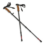 Bastones De Trekking Northland Regulables - Carbono - El Par