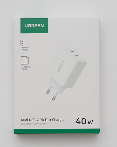 Carregador Ugreen Pd 40w Gan Power Delivery Quick Charge 4.0