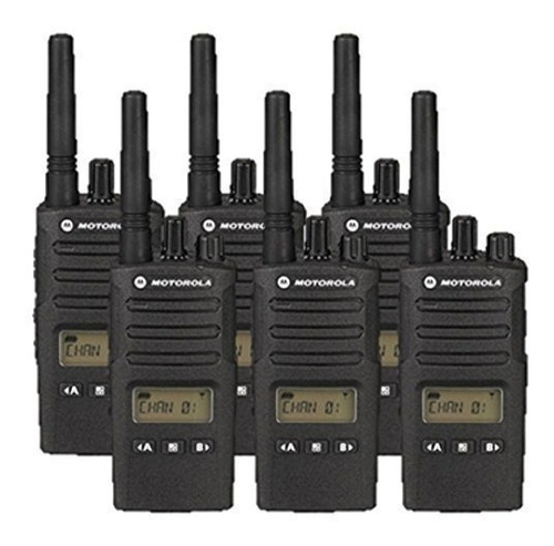 6 Pack De Motorola Rmu2080d Radio De Dos Vías Walkie Talkies