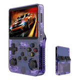 Mini Game Retrô R36s - Roxo Translúcido - Pronta Entrega