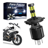 Faro Focos Led Moto H4 9003 Hb2 Luz Alta Y Baja Con 12 Lados