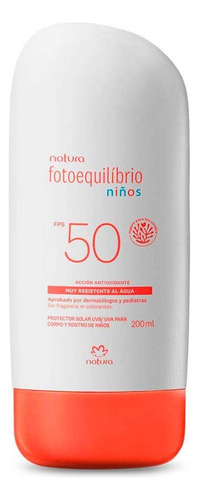 Protector Solar Cuerpo Y Rostro Niños Fotoeq Fps50 - Natura®