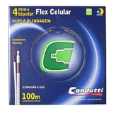 Cabo Coaxial Rf 4mm + Bipolar Dupla Blindagem 100m Condutti