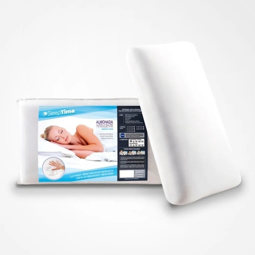 Almohada Viscoelastica Sleep Time Pack X 2 C/funda 60x35x13 