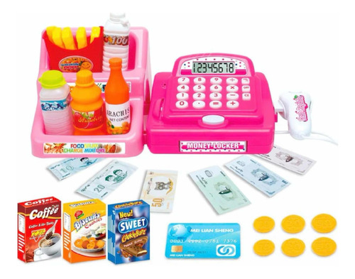 Caja Registradora Juguete Infantil Para Niños/niñas+ Regalo!