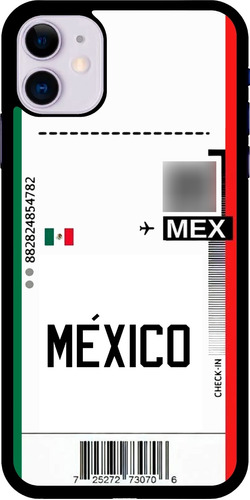 Funda Para Celular Diseño Ticket Avion Mexico