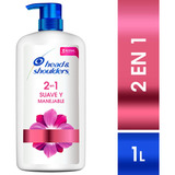 Shampoo Head & Shoulders 2 En 1 Suave Manejable 1lt