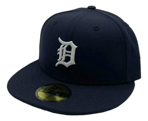 Gorra New Era Detroit Tigers Azul Marino 59fifty Cerrada