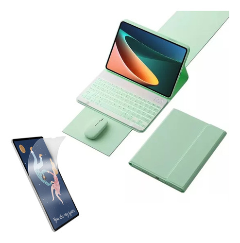 Funda Con Teclado Iluminado Y Ratón Para Galaxy Tab S9 Plus