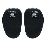 Guantes Foco Curvo Boxeo Tauro Manopla Alto Impacto Punch Mits Color Negro