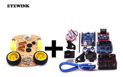 Kit Robot Educativo Arduino Tres Ruedas Regalo Niños
