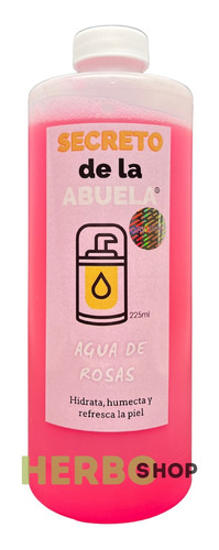 Tónico Facial Hidratante Agua De Rosas 500ml Pack 2