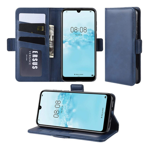 Para Huawei Y9 Prime 2019 Funda Premium Pu Leather1749