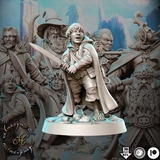 Miniatura Sam Senhor Dos Anéis Para Rpg, Zombicide, D&d