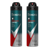Kit 2 Desodorante Rexona Men Antibacterial 72h 150ml