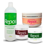 Repós Amaciante 1,1+creme Ureia+removedor 120+esfoliante 250